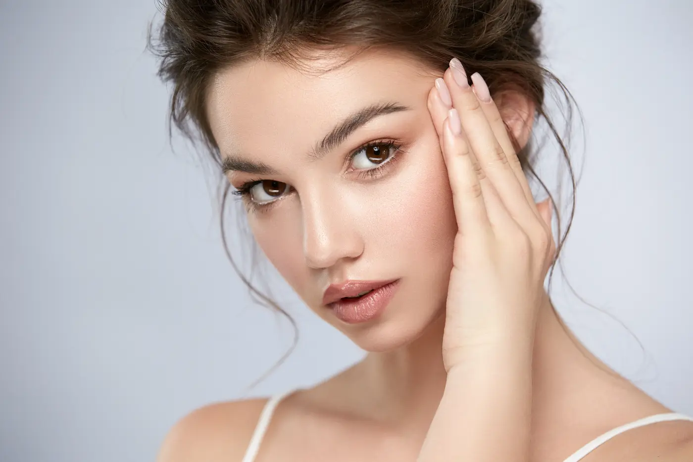 Woman with smooth skin after Botox injections in Encino